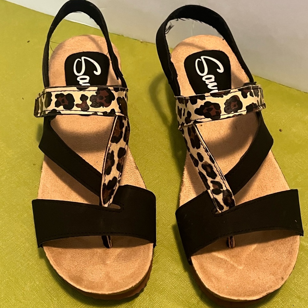 Cheetah print Sandals